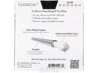 DR Strings CN-M Classical Nylon Silver-plated Strings 028-042 Medium Tension DR Strings CN-M Classical Nylon Silver-plated Strings 028-042 Medium Tension